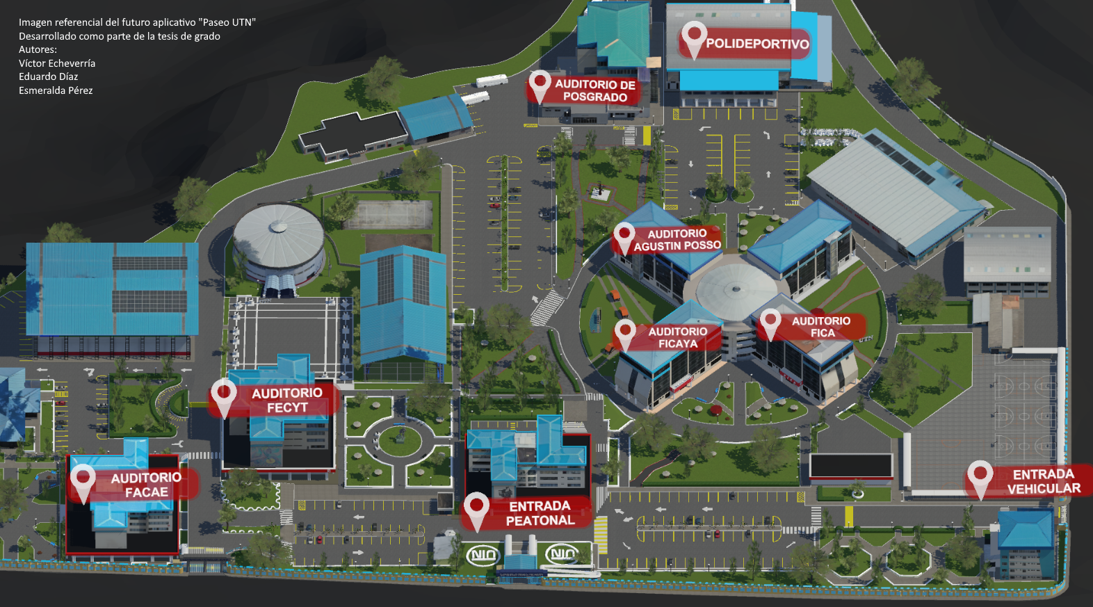Mapa o Auditorio AENIT